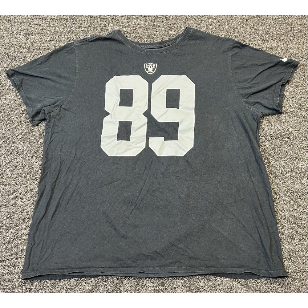 Oakland Raiders Nike T-shirt Mens XXXL Black Nike Amari Cooper 89 Football